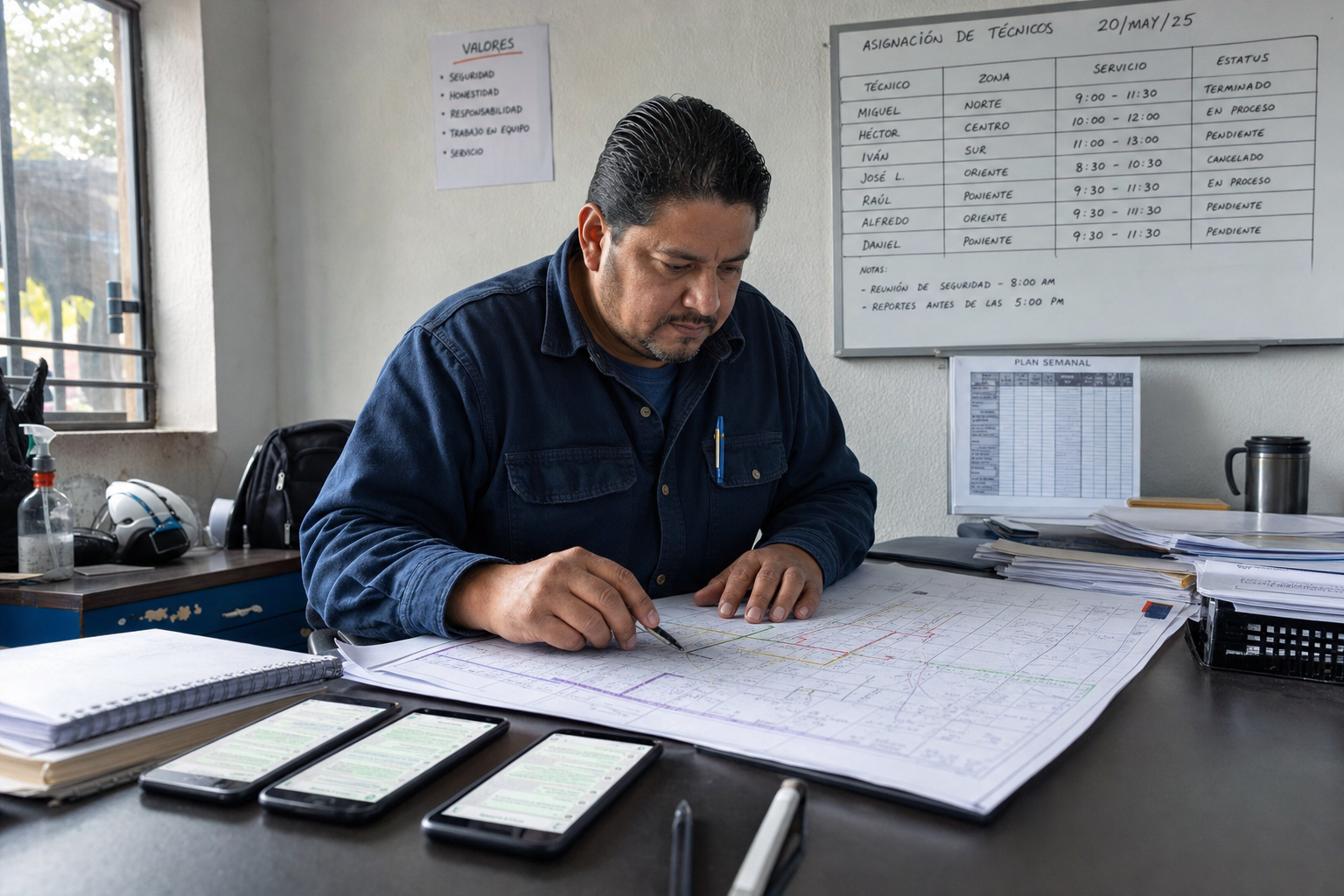 IA en servicios en campo: el costo de coordinar con WhatsApp